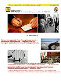 					Ver Vol. 8 Núm. 15 jul-dic (2016): BIOLEX
				