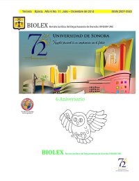 					Ver Vol. 6 Núm. 11 jul-dic (2014): BIOLEX
				